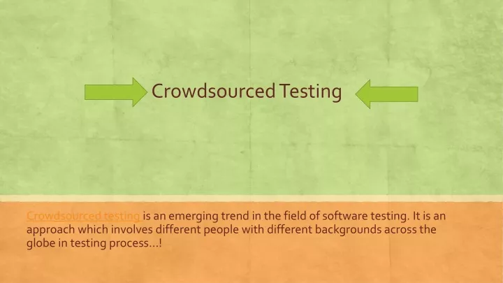 crowdsourced testing