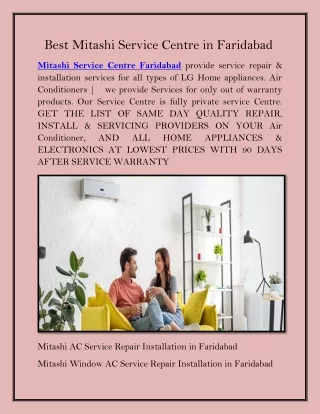 Best Mitashi Service Centre in Faridabad
