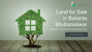 Land for Sale  in Balianta Bhubaneswar