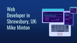 Web Developer in Shrewsbury, UK_ Mike Minton