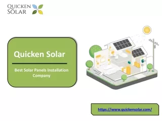 Quicken Solar - Best Solar Panels Installation Company
