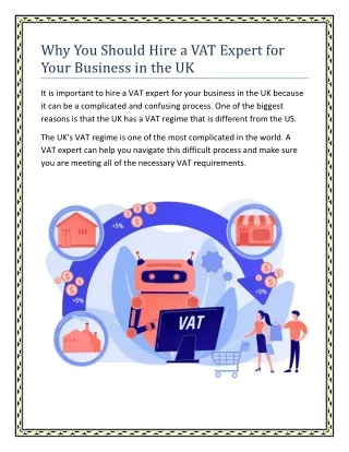 Hire A VAT Expert UK For Your Business