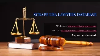 scrape usa lawyers database