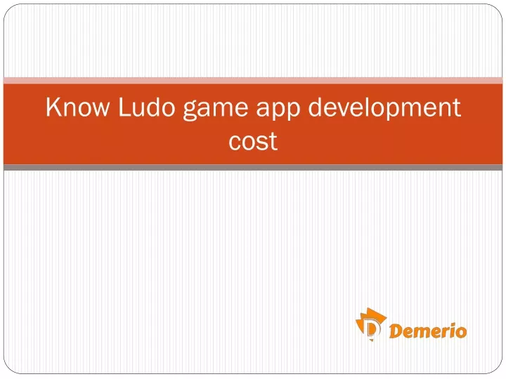 know l udo game app development cost