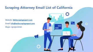 scraping attorney email list of california