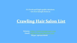 crawling hair salon list