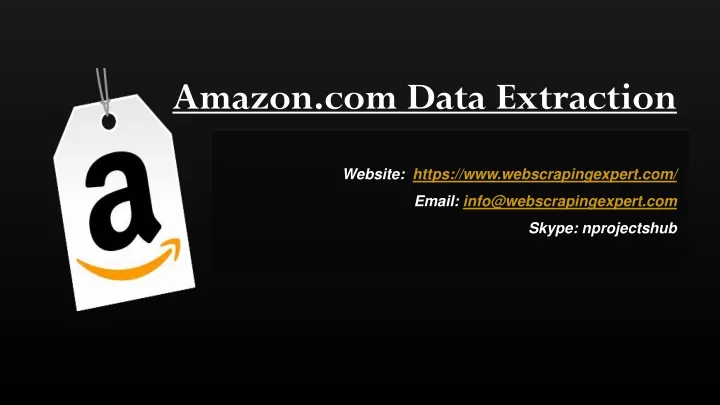 amazon com data extraction