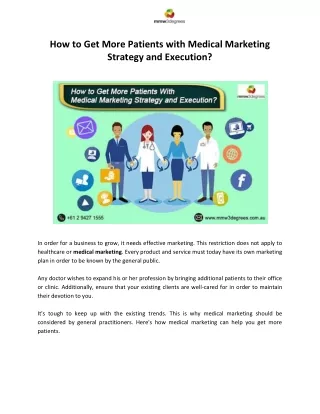 how to get more patients with medical marketing