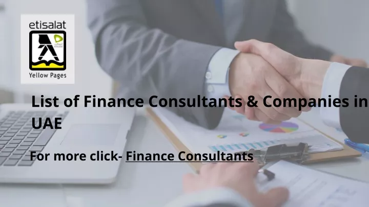 list of finance consultants companies in uae