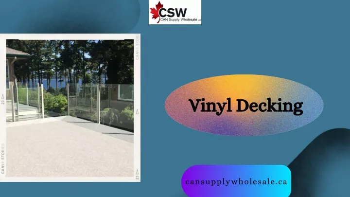 vinyl decking