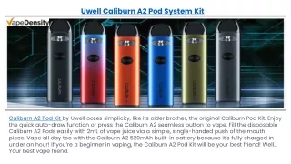 uwell caliburn a2 pod system kit