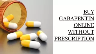 Buy Gabapentin Online Without Prescription