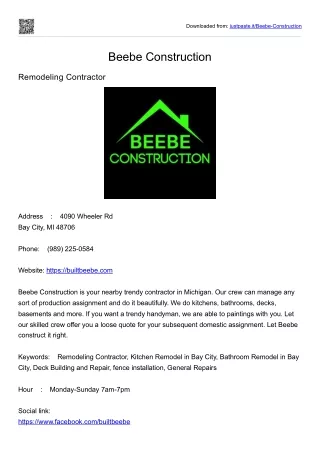downloaded from justpaste it beebe construction