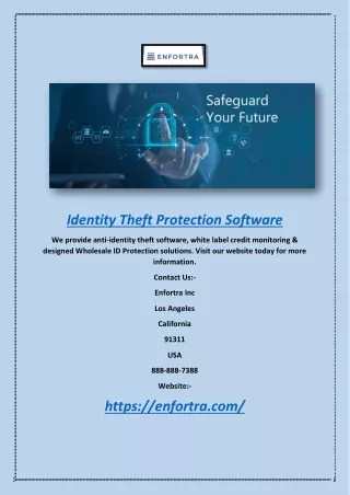 identity theft protection software