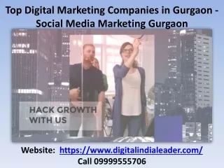 Top Digital Marketing Companies in Gurgaon - Social Media Marketing Gurgaon
