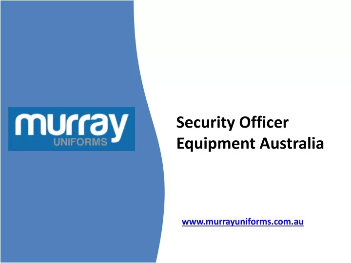 security officer equipment australia