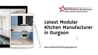 Latest Modular Kitchen Manufacturer in Gurgaon