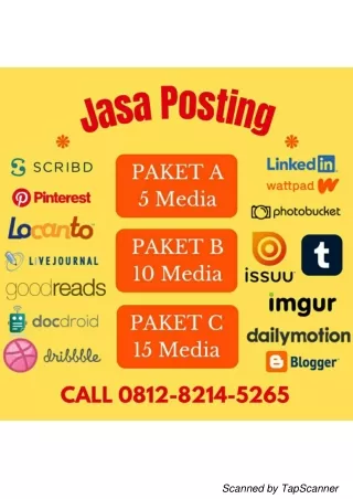 Jasa Sebar Brosur Online WA/CALL 0812-8214-5265