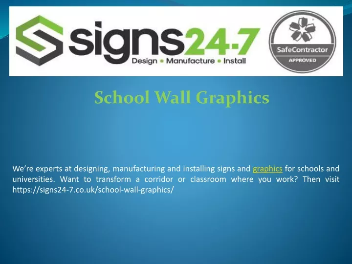 school wall graphics