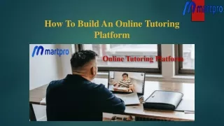 how to build an online tutoring platform