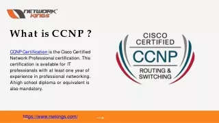 what is ccnp