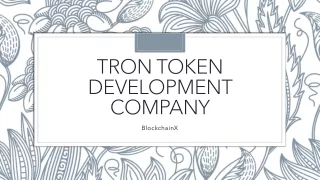 Tron Token Development Company