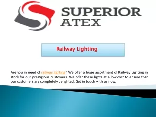 Railway Lighting