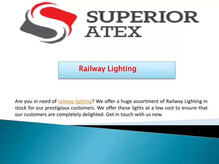 railway lighting