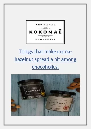 things that make cocoa things that make cocoa
