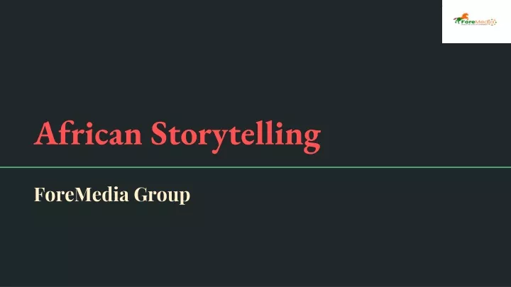 african storytelling