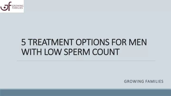 5 treatment options for men 5 treatment options