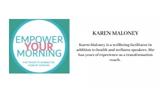 Karen Maloney | Wellbeing Coach