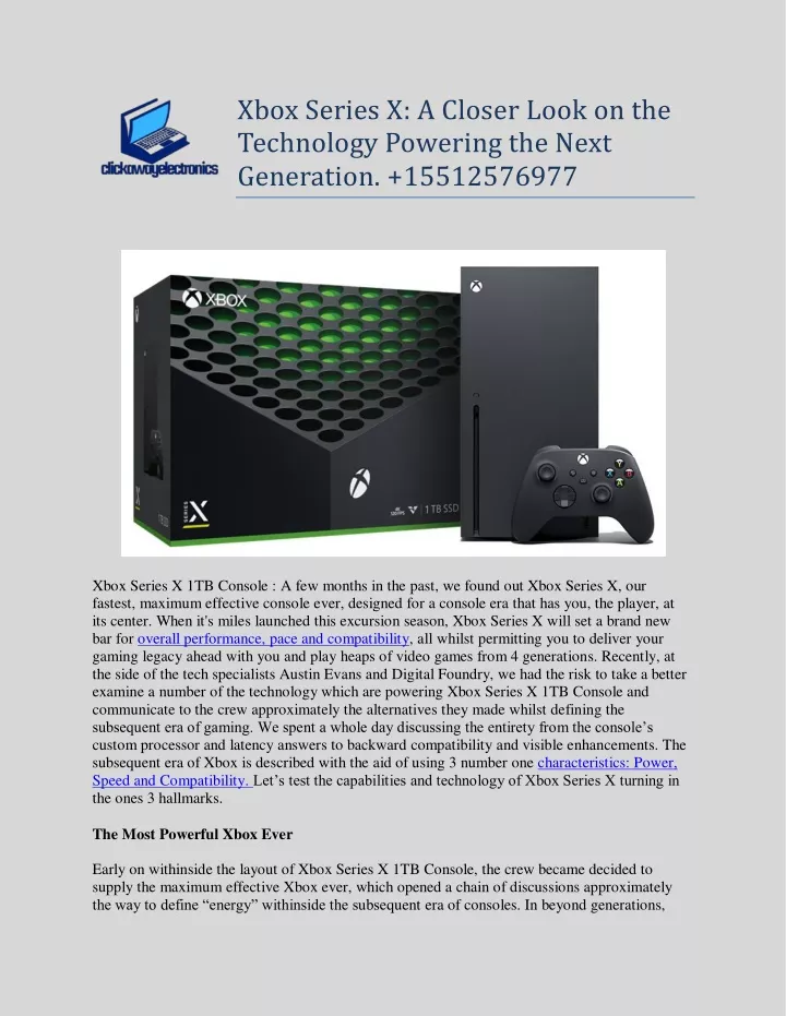 xbox series x a closer look on the technology