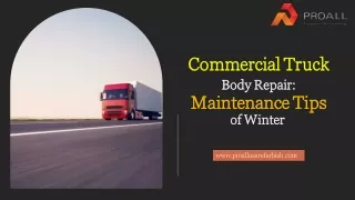 Commercial Truck Body Maintenance Tips