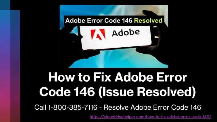 how to fix adobe error code 146 issue resolved