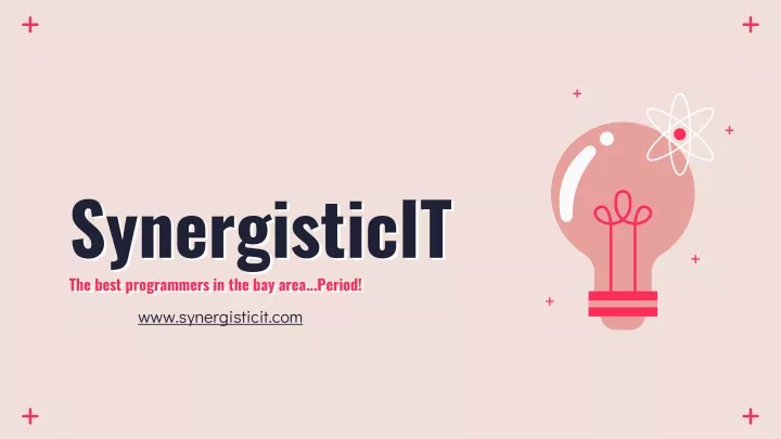 synergisticit the best programmers in the bay area period