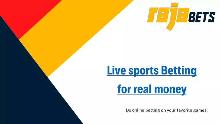 live sports betting for real money