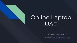 Laptop store Dubai