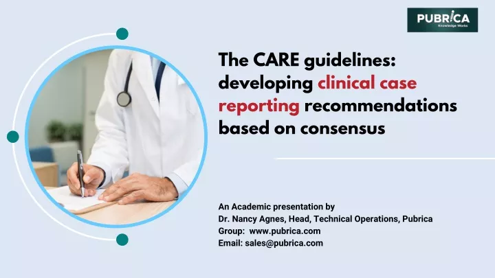 the care guidelines developing clinical case