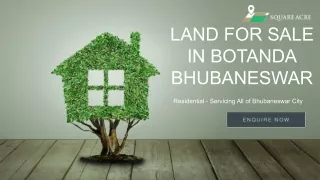 Buy land in Botanda, Bhubaneswar (720-564-8119)