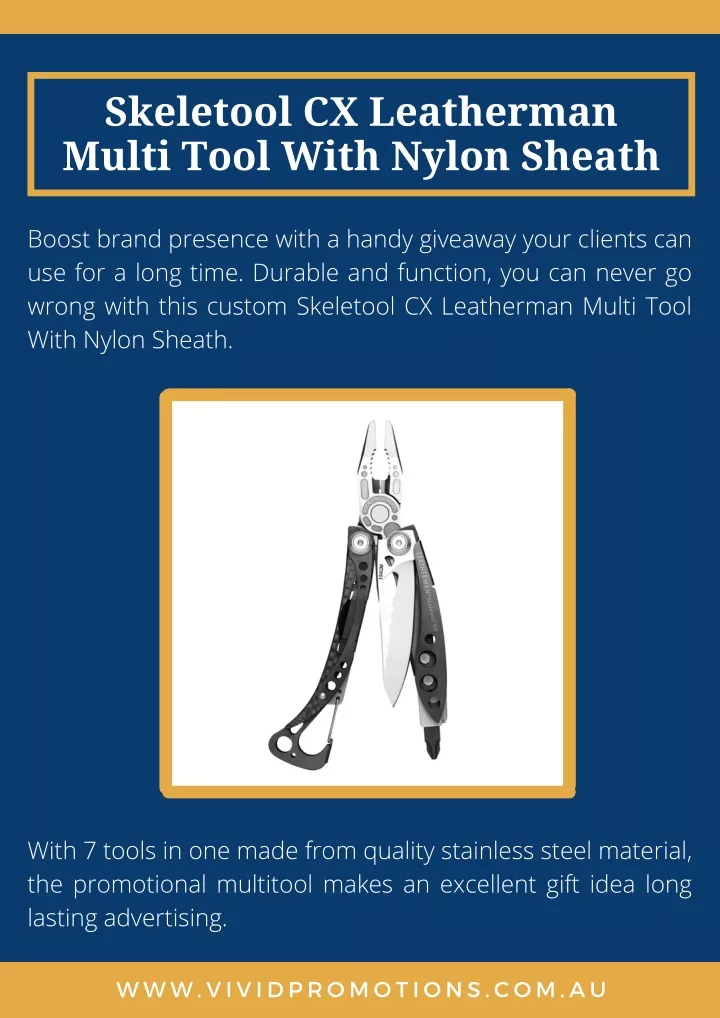 skeletool cx leatherman multi tool with nylon