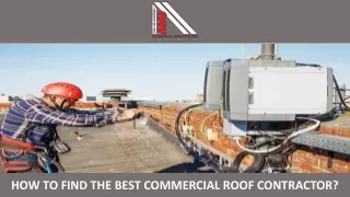 How to Find the Best Commercial Roof Contractor?