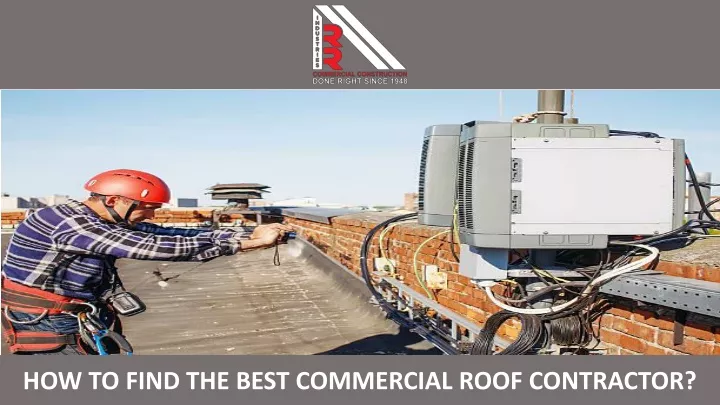 how to find the best commercial roof contractor