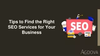tips to find the right seo services for your business