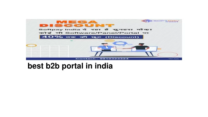 b est b2b portal in india