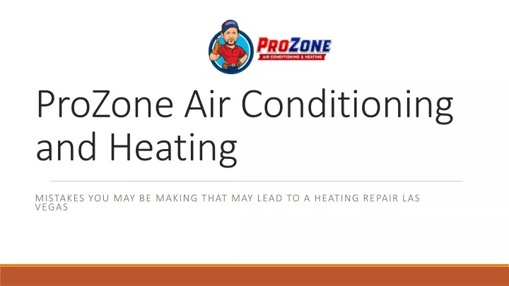 prozone air conditioning and heating