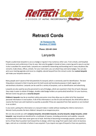 retracti cords