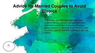 Advice for Married Couples to Avoid Divorce