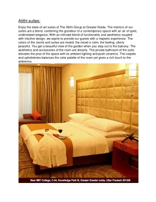 Best Hotel in Greater Noida