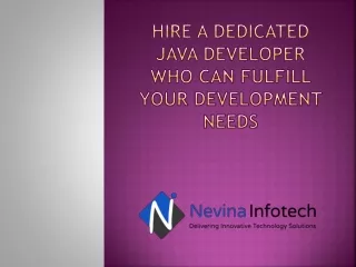 hire a dedicated java developer who can fulfill your development needs